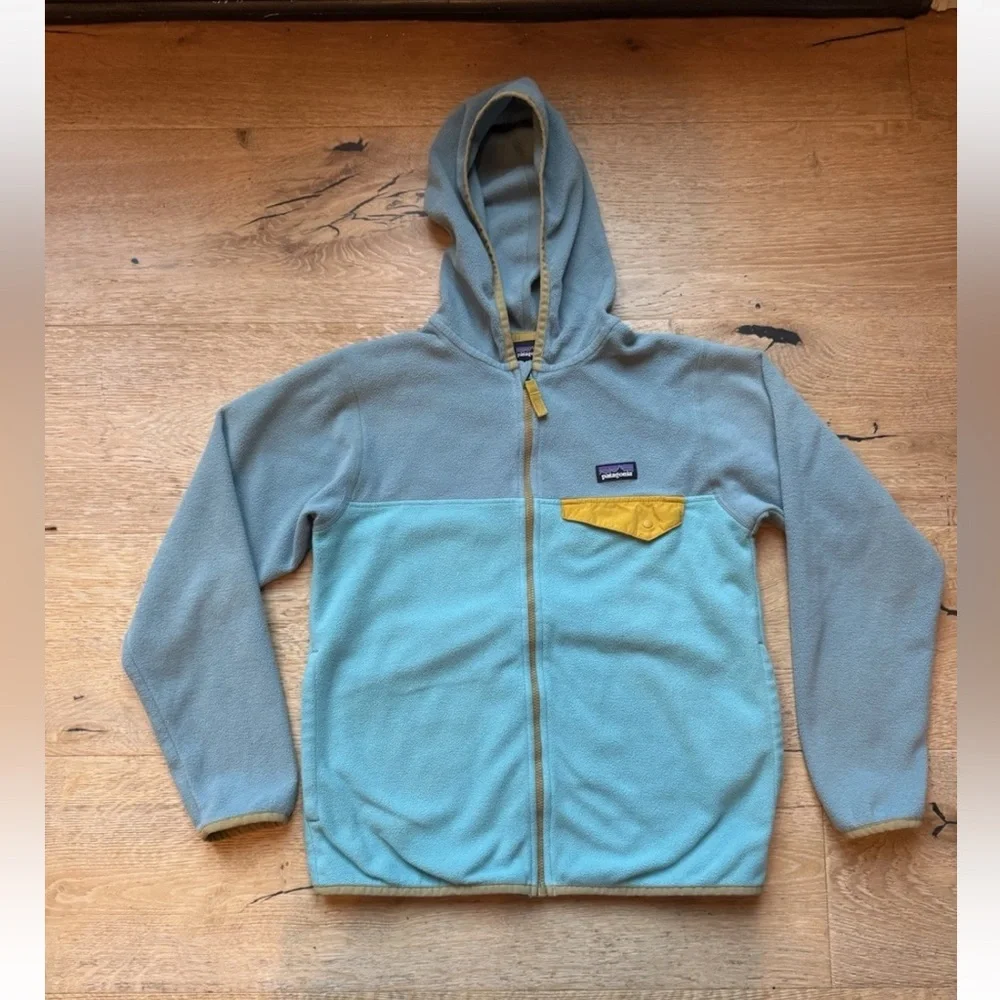 🔥PATAGONIA 🔥 Boys Fleece Full zip Hoodie Sz M /10 Price Firm!